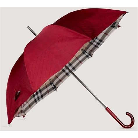 burberry umbrella red